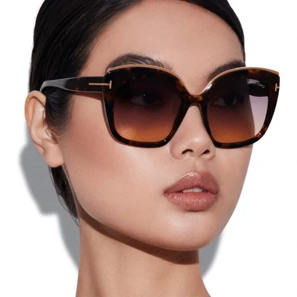 NEW TOM FORD TF944 01G WOMAN SUNGLASSES TOM FORD CHANTALLE FT0944/S NEW TOM FORD CHANTALLE TOM FORD TF944 01B WOMEN SUNGLASSES  main image 4
